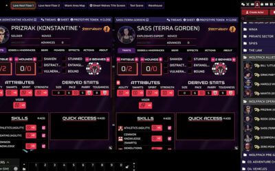 Street Wolves Foundry VTT Module: v1.3 Change Log