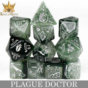King of Crits Plague Doctor Dice Set