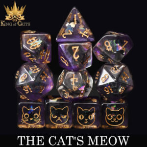 King of Crits Cat's Meow Dice Set