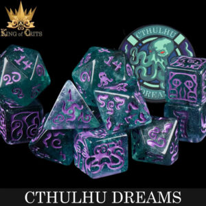 King of Crits Cthulhu Dreams Dice Set