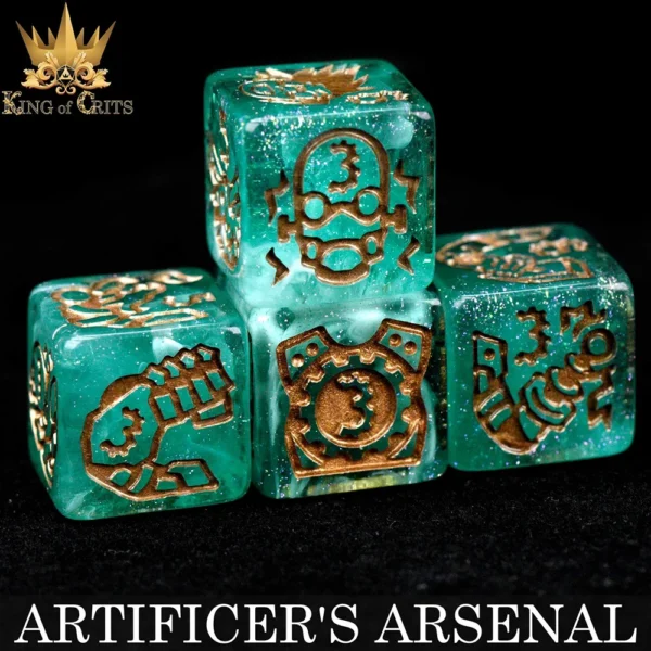 King of Crits Artificer's Arsenal Dice Set - Image 5