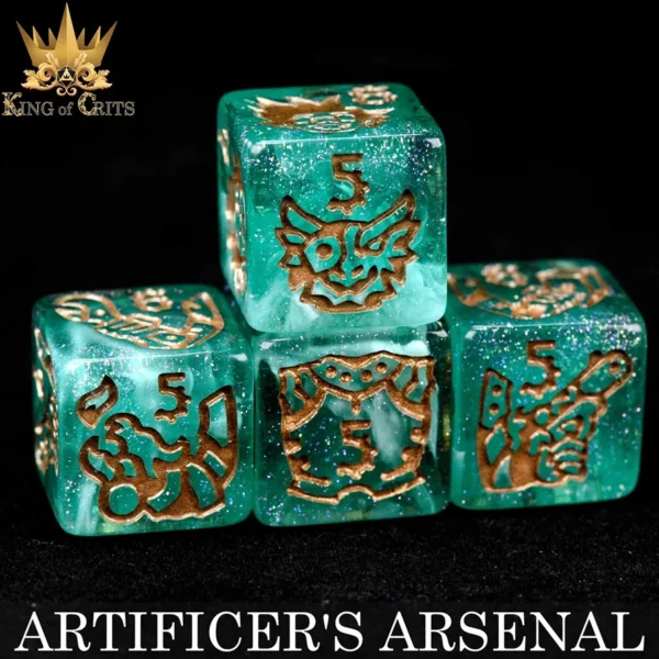 King of Crits Artificer's Arsenal Dice Set - Image 4