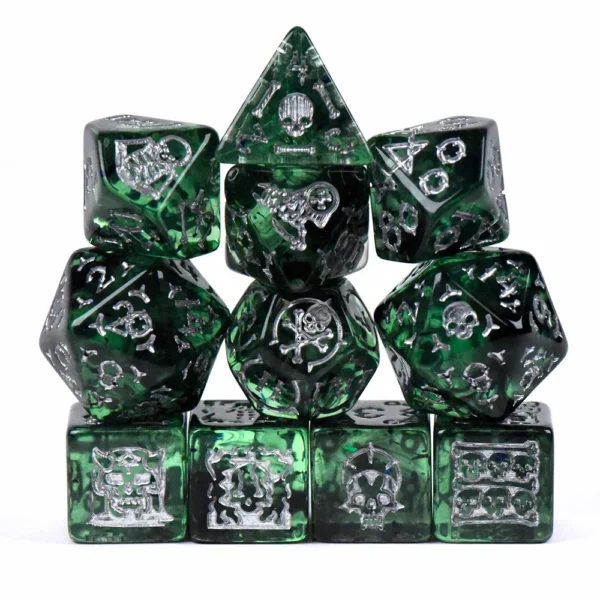 King of Crits Crypt of the Necromancer Dice Set - Image 2
