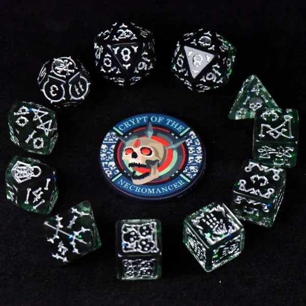 King of Crits Crypt of the Necromancer Dice Set - Image 5