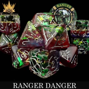 King of Crits Ranger Danger Dice Set