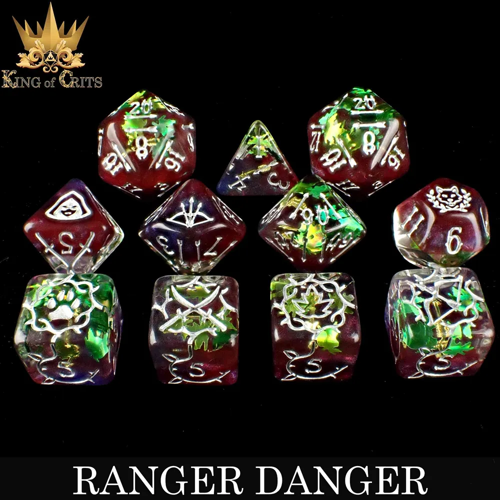 King of Crits Ranger Danger Dice Set - Image 2