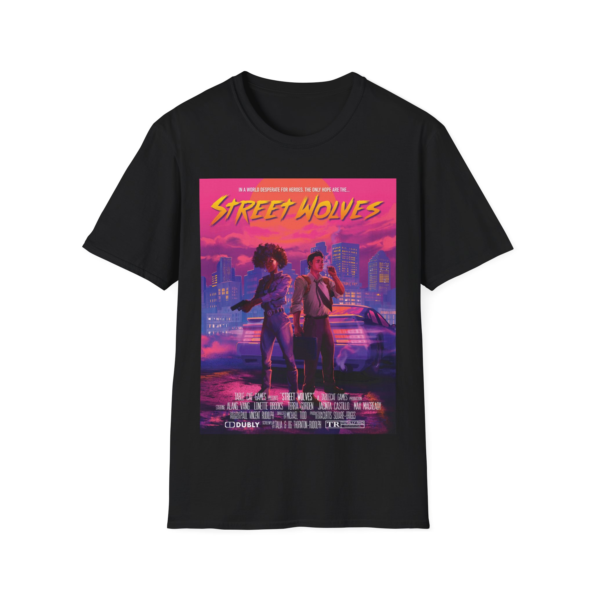 Street Wolves Movie Poster Characters Unisex T-Shirt