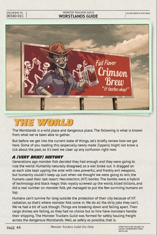 Monster Truckers: Long Haul Into the Worstlands (PDF only) - Image 3