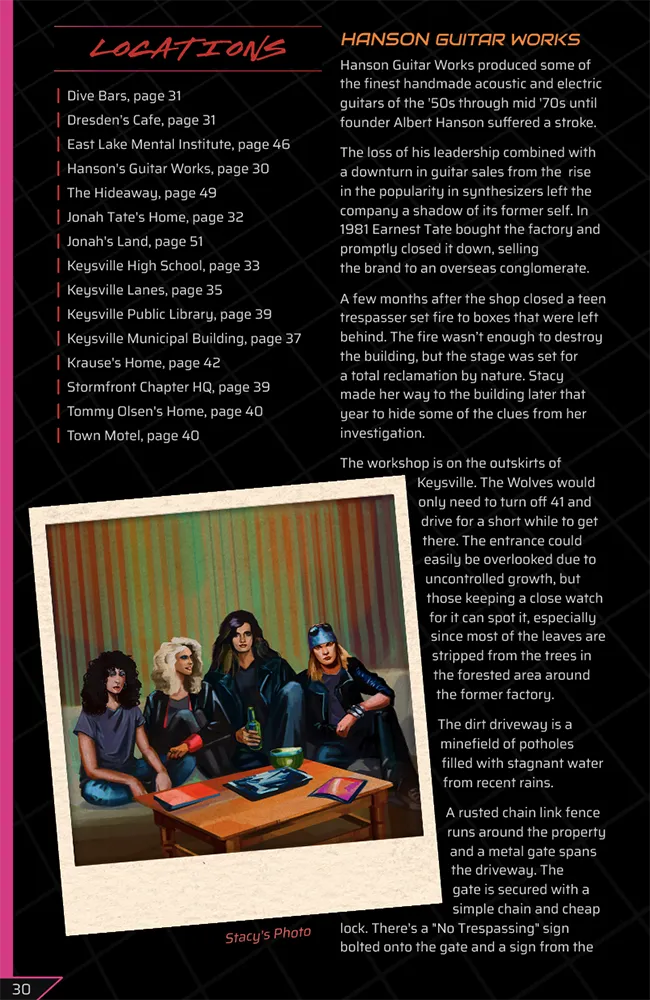 Street Wolves: Heart of Glass for Savage Worlds (PDF) - Image 5